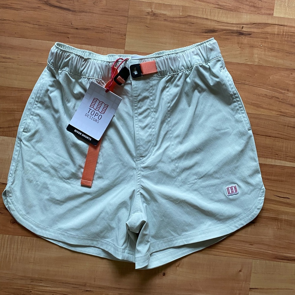 TOPO brand river shorts